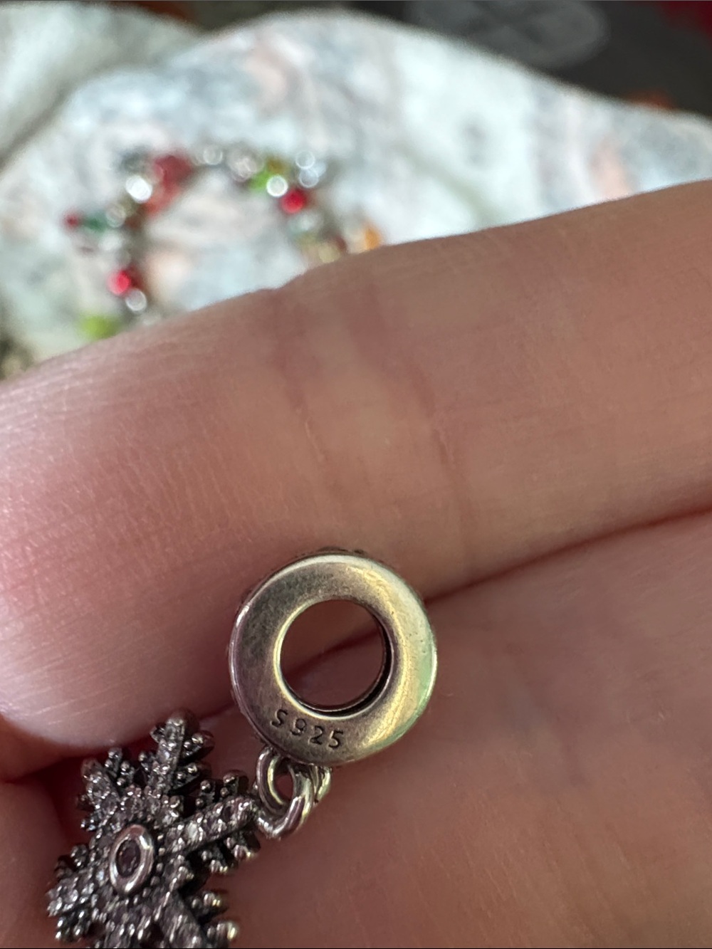 Snowflake dangle - Picture 2 of 2